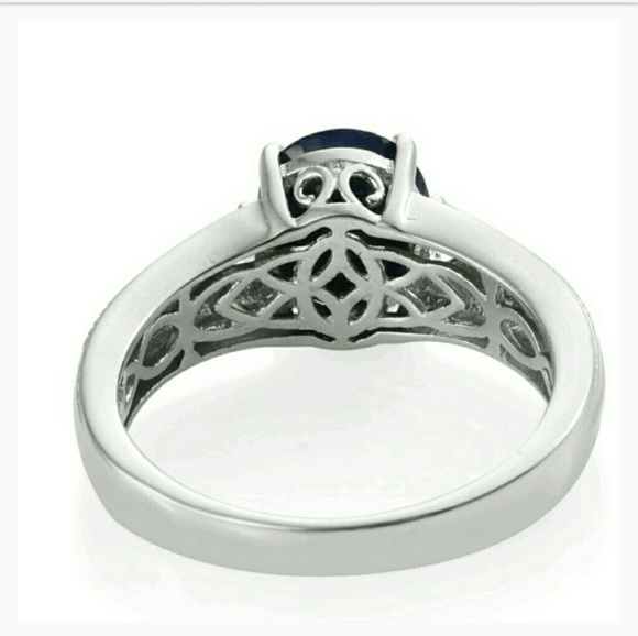 SAPPHIRE & TOPAZ RING - Picture 5 of 8